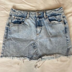 Garage Denim Mini Skirt